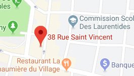 Google Map CIE Laurentides